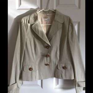 Talbots Striped Blazer